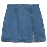 Vero Moda VERO MODA dame nederdel VMNELLY Skirt Medium blue denim