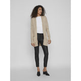 VILA VILA dame cardigan VIRIL Cardigan Natural MELANGE