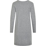 VILA VILA dame kjole VIRIL Restudsalg Medium grey melange