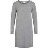 VILA VILA dame kjole VIRIL Restudsalg Medium grey melange