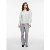 VILA VILA dame skjorte VISIMONE Restudsalg Snow white