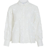 VILA VILA dame skjorte VISIMONE Restudsalg Snow white