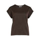 VILA VILA dame top VIELLETTE Top Coffee Bean