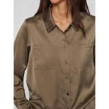 VILA Vila dame skjorte VIJETRA Shirt Dusty Olive