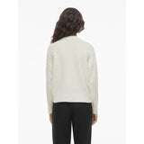 VILA Vila dame strik VISIQUIN Restudsalg White