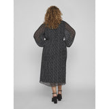 VILA Vila kjole curve dame VIDALIANA Dress Black