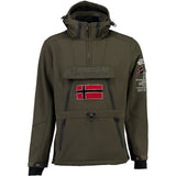 Geographical Norway Geographical Norway Herre Anorak Softshell Jakke Tuilding Softshell Khaki