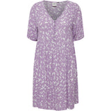 ICHI ICHI dame kjole IHMARRAKECH Restudsalg Lavender Mist