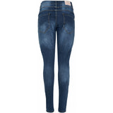 Jewelly Jewelly dame jeans JW7023 Restudsalg Denim Blue