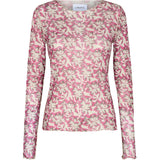 Liberté Liberte dame langærmet mesh top 4086 Top BRUSHY FLOWERS