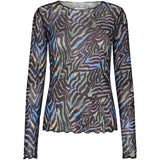 Liberté Liberte dame langærmet mesh top 4086 Top Colorful Zebra