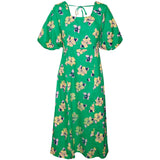Vero Moda Vero Moda dame kjole VMLIVA Restudsalg Bright Green Big Flower