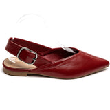 SHOES Amance dame slingback ballerinaer 9705 Shoes Red
