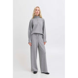 b.young B.YOUNG DAME BUKSER BYPUSTI Pant Mid Grey Melange