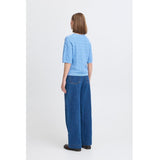 b.young B.YOUNG Dame Strik BYMMORLA Knit Della Robbia Blue Melange