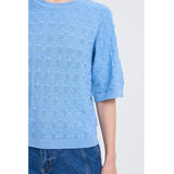 b.young B.YOUNG Dame Strik BYMMORLA Knit Della Robbia Blue Melange