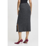 b.young B.YOUNG dame nederdel BYMARIANNE Skirt Dark grey melange