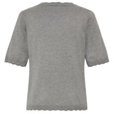 b.young B.YOUNG dame pullover BYMMORLA Pullover Mid Grey Melange