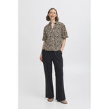 b.young B.YOUNG dame skjorte BYFALAKKA Shirt Rainy Day Leopard Mix