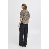 b.young B.YOUNG dame skjorte BYFALAKKA Shirt Rainy Day Leopard Mix