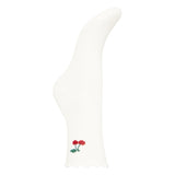 b.young B.YOUNG dame strømper BYVINYET Socks CERISE WHITE