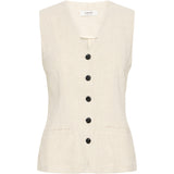 b.young B.YOUNG dame vest BYJOHANNA Vest Nature Linen