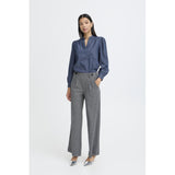 b.young B.Young dame bluse BYXKANTI Restudsalg Mid Blue Denim