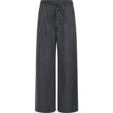 b.young B.Young dame bukser BYXDAYO Pant dark grey stripes