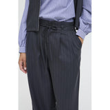 b.young B.Young dame bukser BYXDAYO Pant dark grey stripes