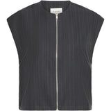 b.young B.Young dame vest BYXDAYO Vest dark grey pinstripes