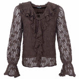 Black Colour BLACK COLOUR dame bluse BCAISHA Blouse Coffee
