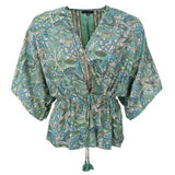 Black Colour BLACK COLOUR dame bluse BCLUNA Blouse Sea Green
