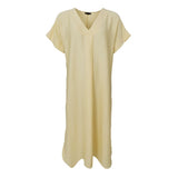 Black Colour BLACK COLOUR dame kjole BCSAMOS Dress Lt. Yellow