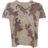 Black Colour BLACK COLOUR dame t-shrt BCZELDA T-shirt Brown Camouflage