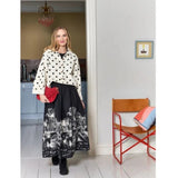 Black Colour Black Colour dame jakke BCELLIE Jacket White Dot