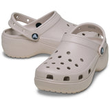 Crocs CROCS CLASSIC PLATFORM CLOG Shoes Cocoa Cream