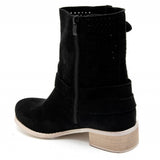 SHOES Malou dame bikerstøvler 9636A Restudsalg Black