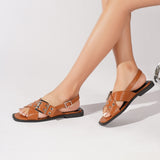 SHOES Felicia dame sandaler 8328 Shoes Camel