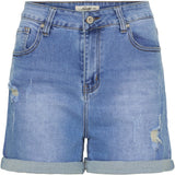 Jewelly Jewelly dame shorts JW716 Restudsalg Denim