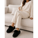 SHOES Juno Hjemmesko SG-2 Indoor Slippers Black