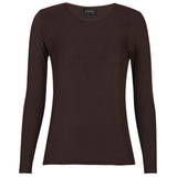 Liberté LIBERTÉ dame MESH DOT T-shirt Dark Brown