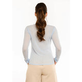 Liberté LIBERTÉ dame MESH DOT T-shirt Light blue