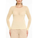 Liberté LIBERTÉ dame MESH DOT T-shirt Yellow