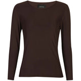 Liberté LIBERTÉ dame bluse MESH Blouse Dark Brown
