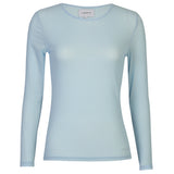 Liberté LIBERTÉ dame bluse MESH Blouse LIGHT BLUE SMALL FLOCK DOT