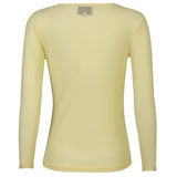 Liberté LIBERTÉ dame bluse MESH Blouse YELLOW SMALL FLOCK DOT