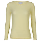 Liberté LIBERTÉ dame bluse MESH Blouse YELLOW SMALL FLOCK DOT