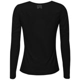 Liberté LIBERTÉ dame bluse MESH Blouse BLACK BLACK DIAMOND DOT