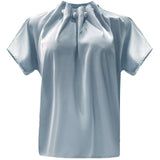 Liberté LIBERTE dame bluse PIP T-shirt DUSTY LIGHT BLUE