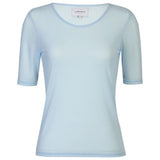 Liberté LIBERTÉ dame t-shirt MESH T-shirt Light blue